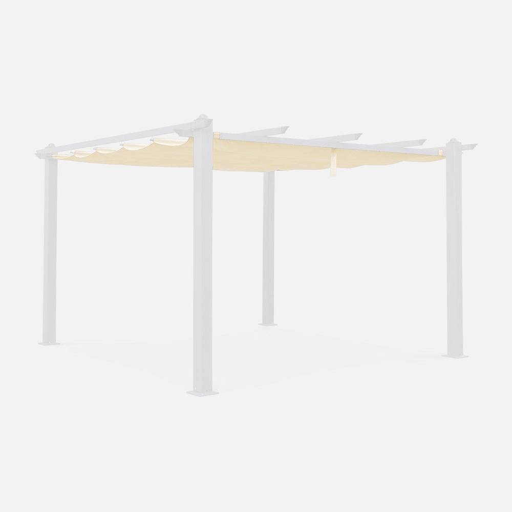 sweeek Replacement 3x4m Pergola Canopy Roof in White