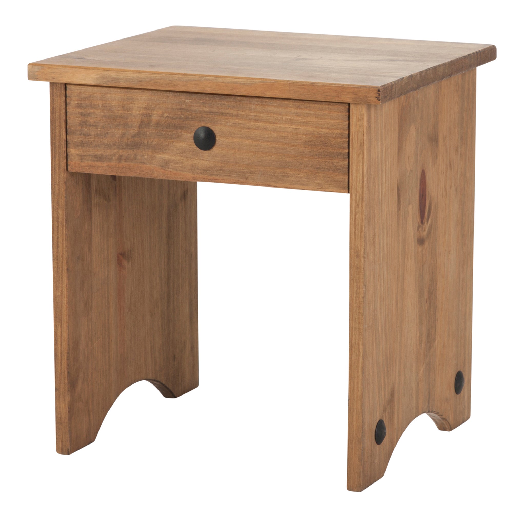 Corona Pine Dressing Table Stool Natural