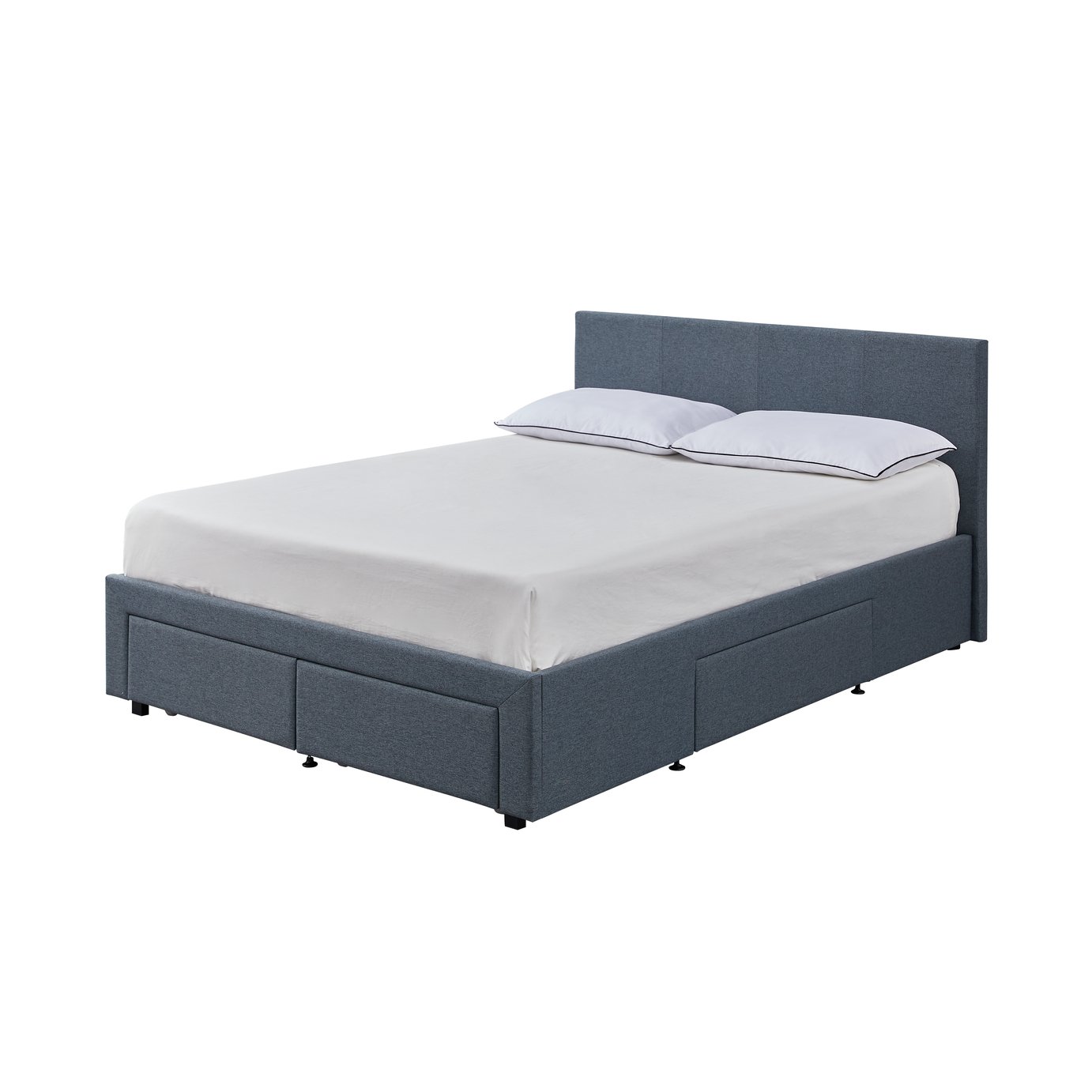 Habitat Heathdon 4 Drawer Kingsize Bed Frame - Grey