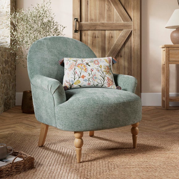 Petit Chenille Occasional Armchair