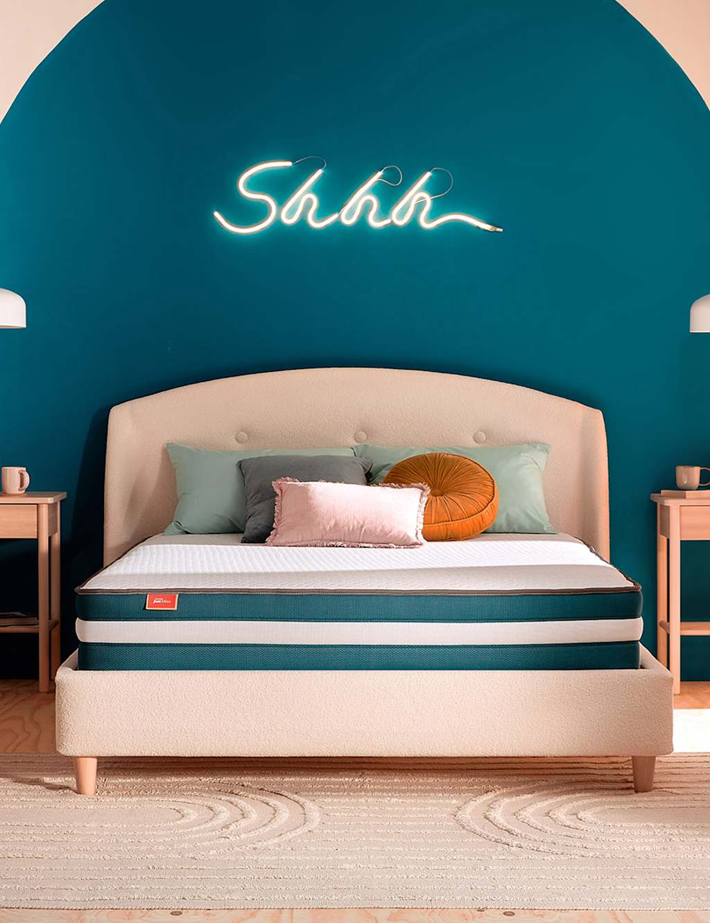 Silentnight 1000 Pocket Spring Gel Medium Soft Mattress White Mix