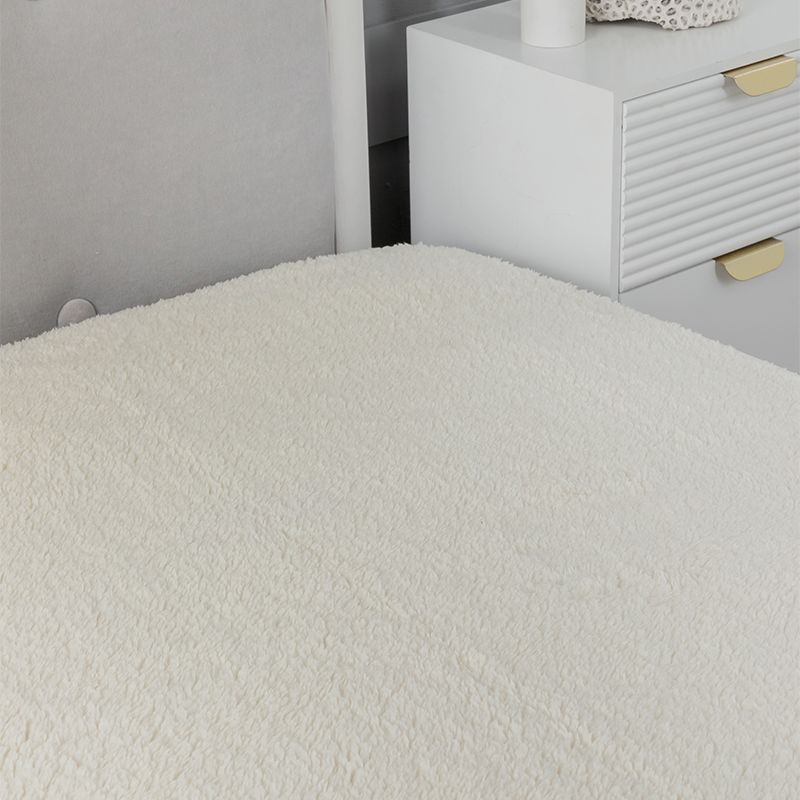 Snug City 12 Inch Deep Super Soft Feel Cosy Fleece Mattress Protector Underblanket Fitted Sheet in White