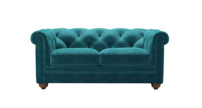 Patrick 2 Seat Sofabed in Neptune Smart Velvet - sofa.com