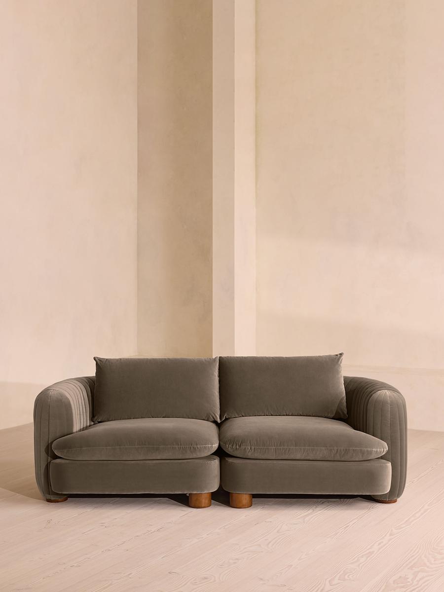 Vivienne Deeper Sit Modular Sofa, Three Seater, Velvet Taupe