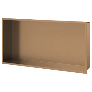 Concept Brushed Bronze Shower Niche Kit - 620 x 320 x 120mm