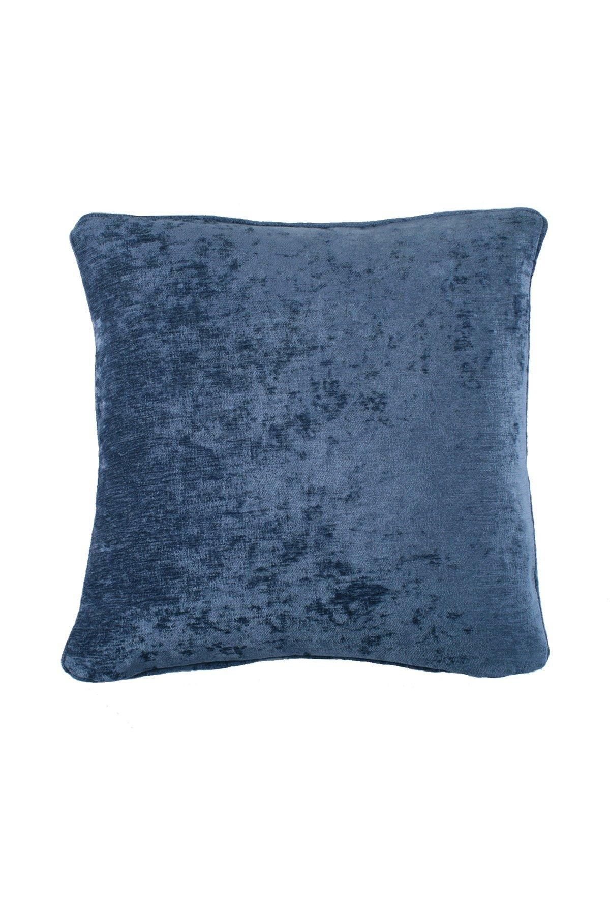 Curtina 'Textured Chenille' Textured Filled Cushion in Navy