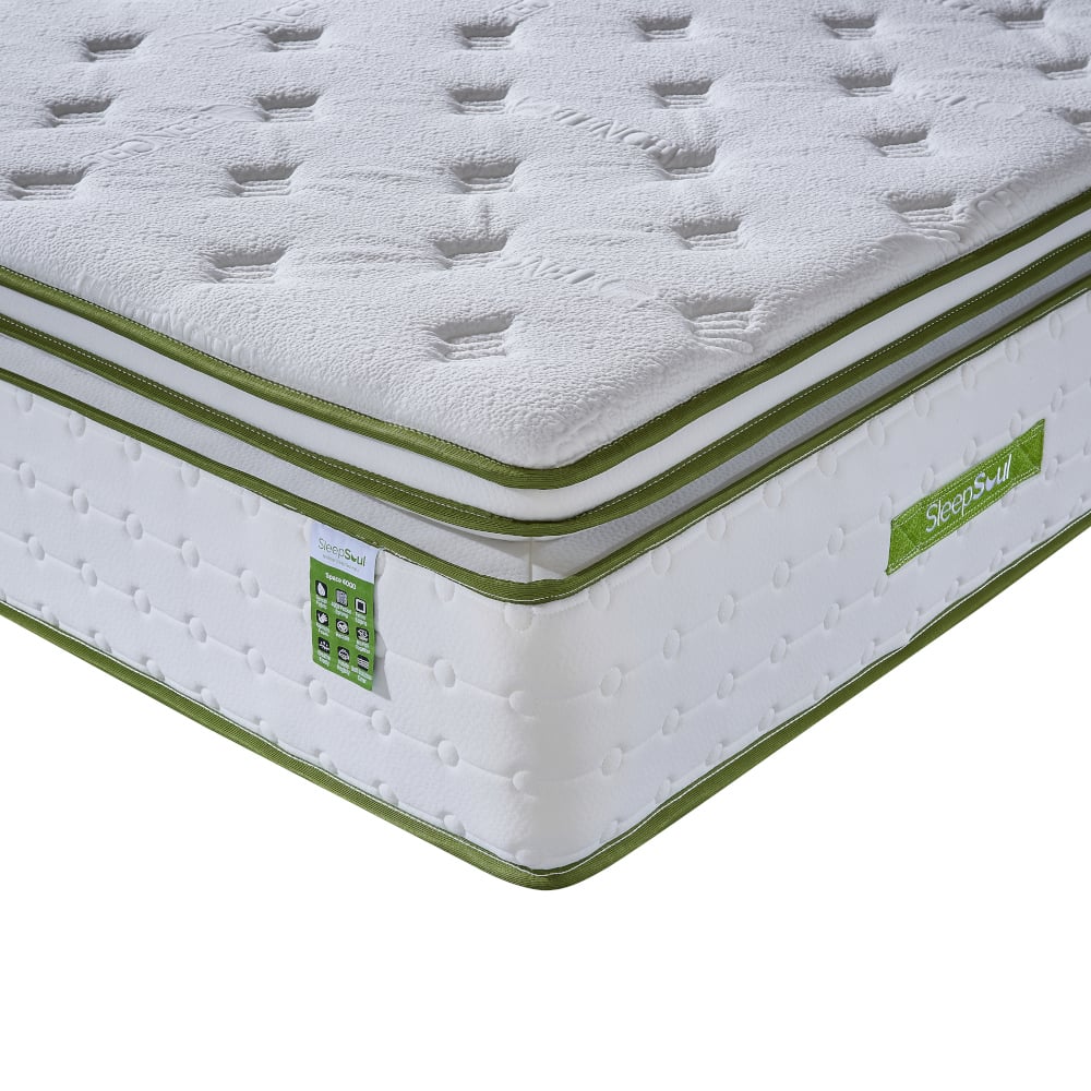 SleepSoul Space - King Size - 4000 Pocket Spring Orthopaedic Mattress - Foam/Fabric - Vacuum Packed - 5ft