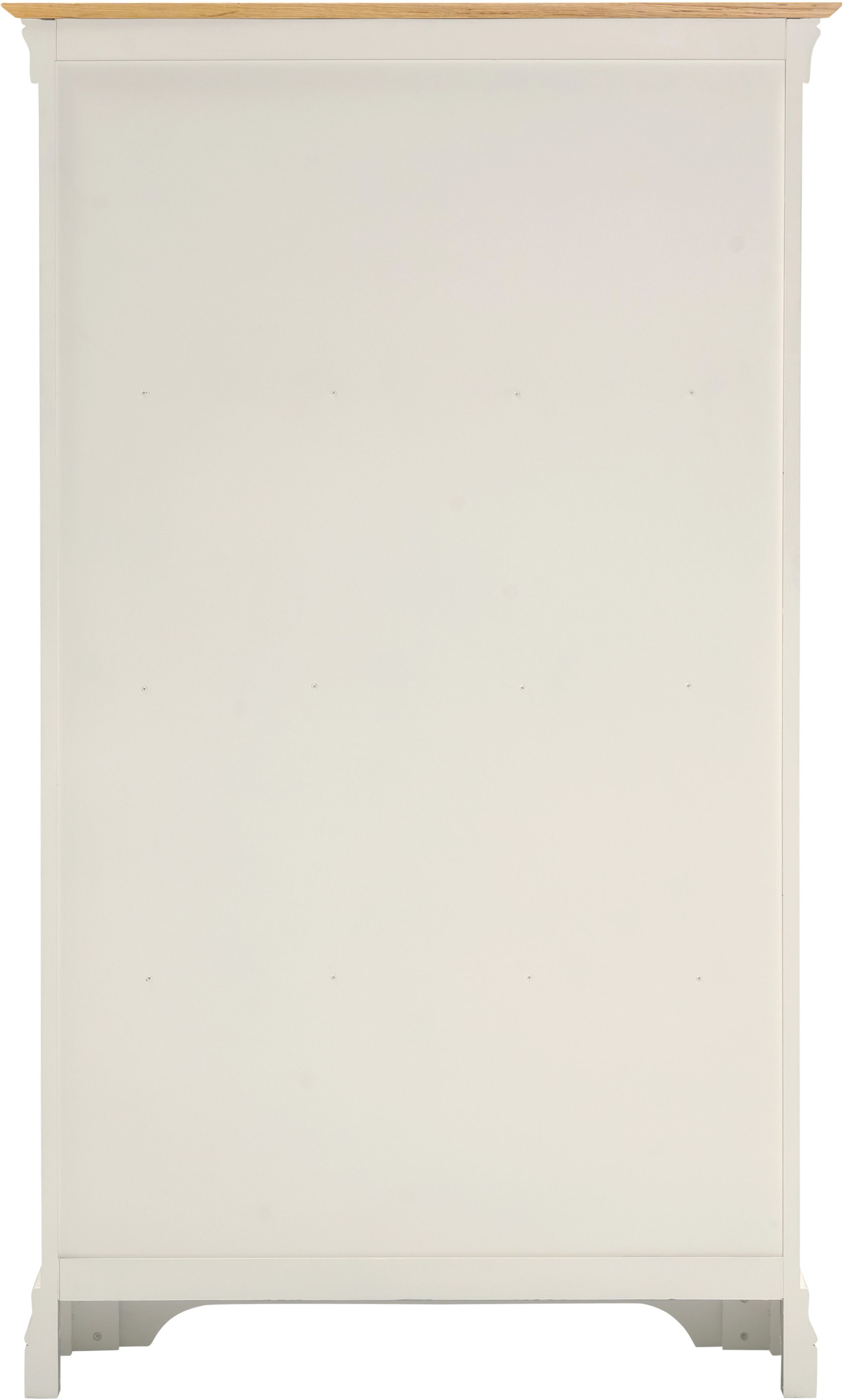 Seconique Bordeaux Bookcase (Fully Assembled) in Ivory 4