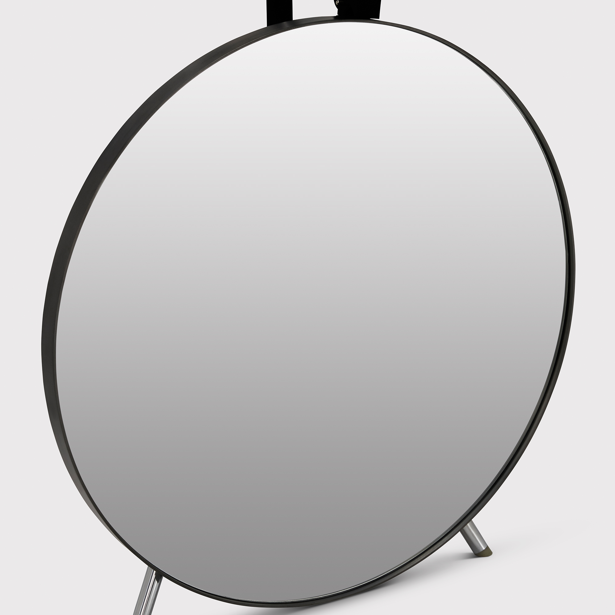 Janus Round Mirror 100cm, Round, Black | Barker & Stonehouse