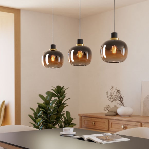 EGLO Oilella 3 Light Diner Ceiling Light