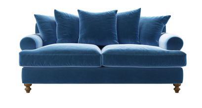 Teddy 2.5 Seat Sofabed in Bahama Cotton Matt Velvet - sofa.com