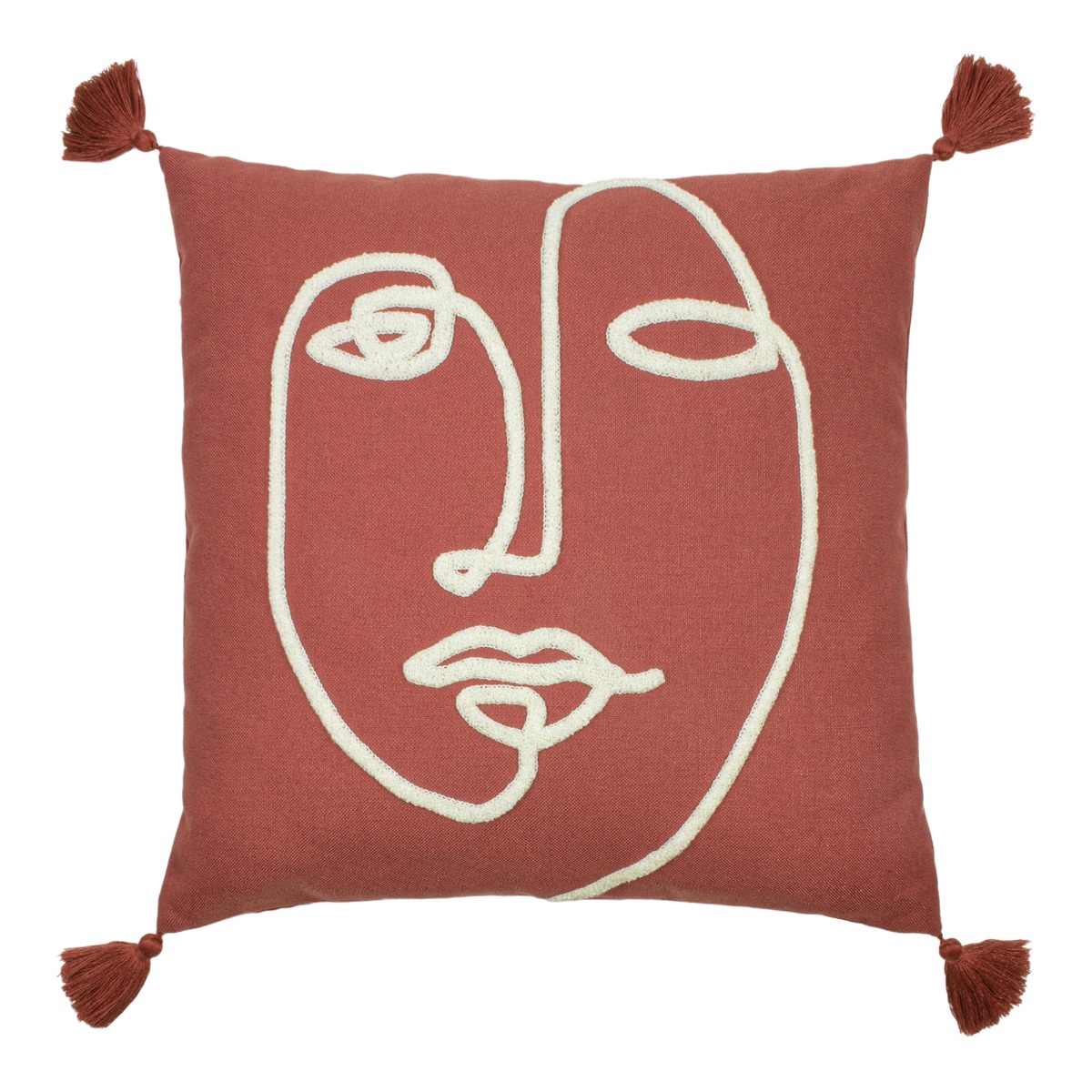Rust Face Cushion
