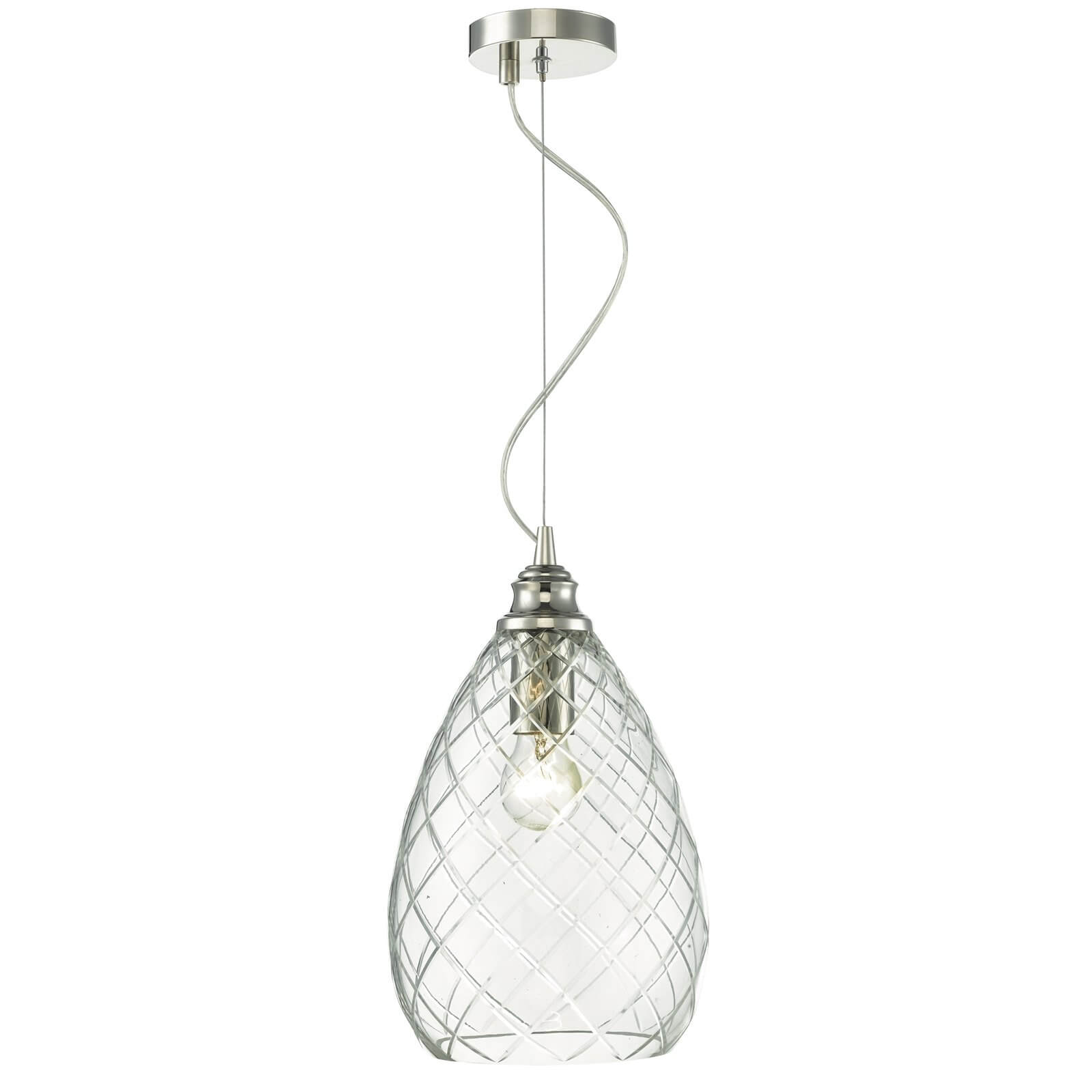 Harris Cut Glass Pendant Light