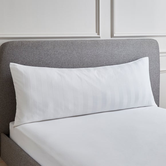 Hotel 230 Thread Count 100% Cotton Sateen Stripe Body Pillowcase