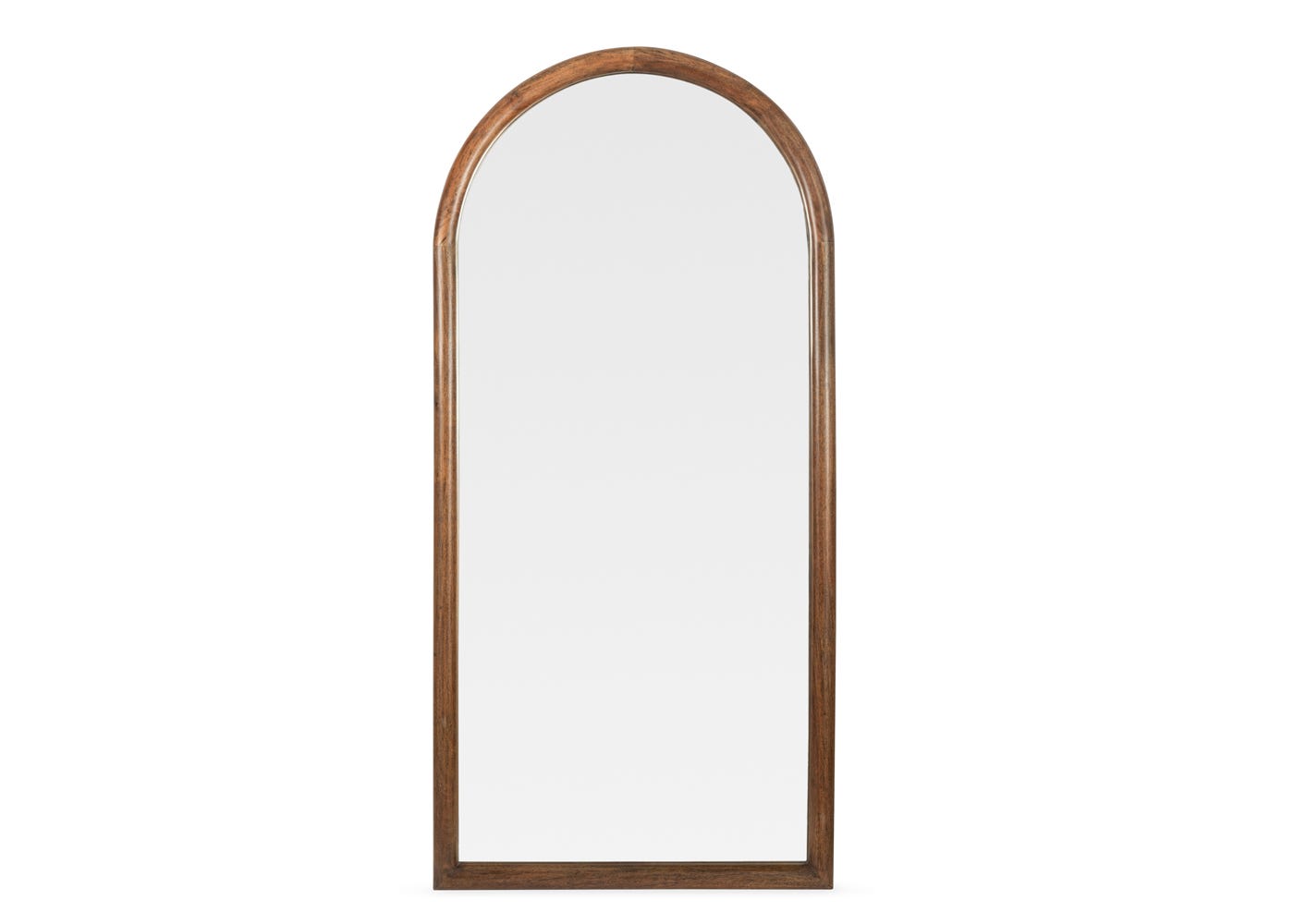Heal's Genoa Arch Floor Mirror Walnut Finish 90 x 190cm