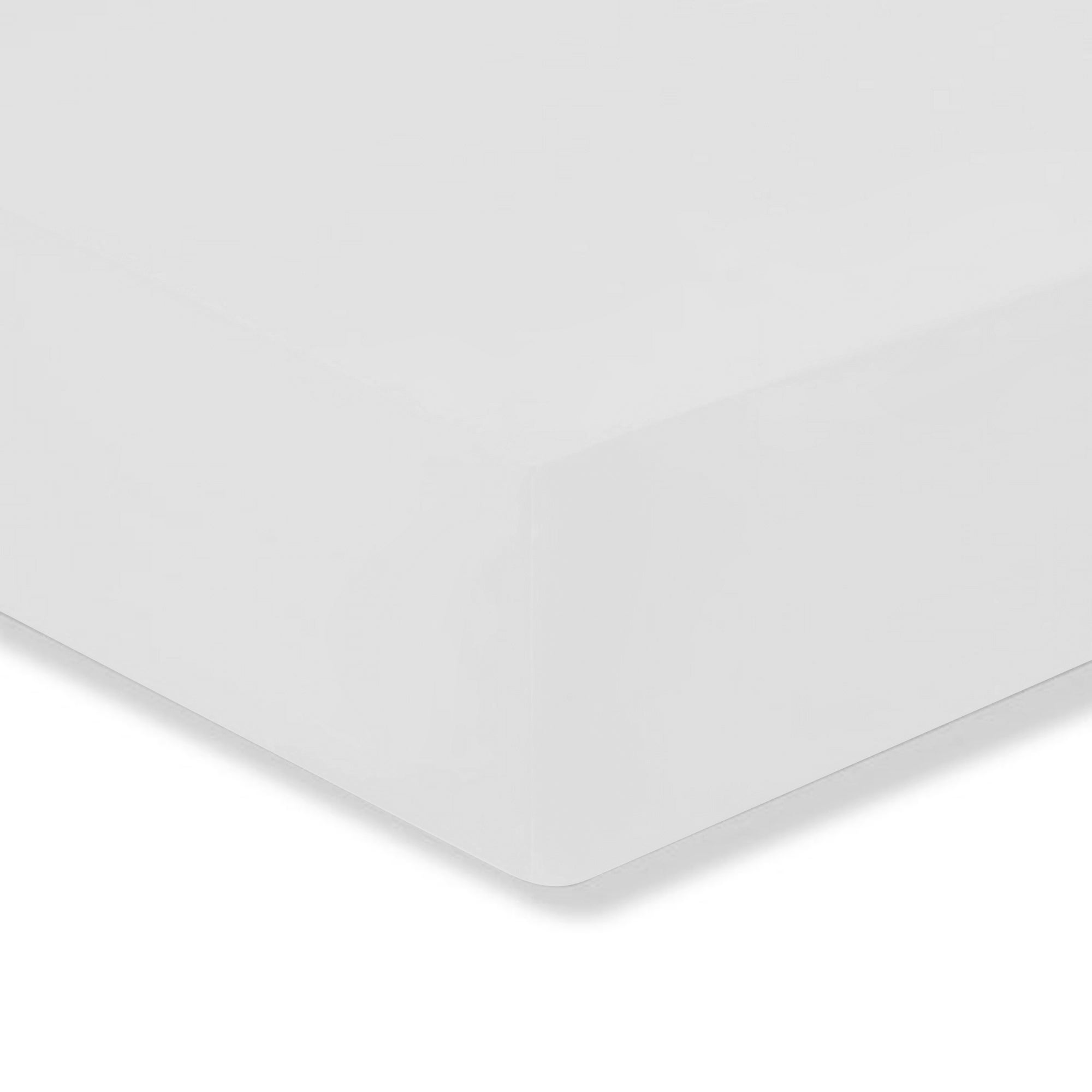 Super Soft 28cm Fitted Sheet White