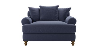 Teddy Loveseat Sofabed in Uniform House Plain Weave - sofa.com