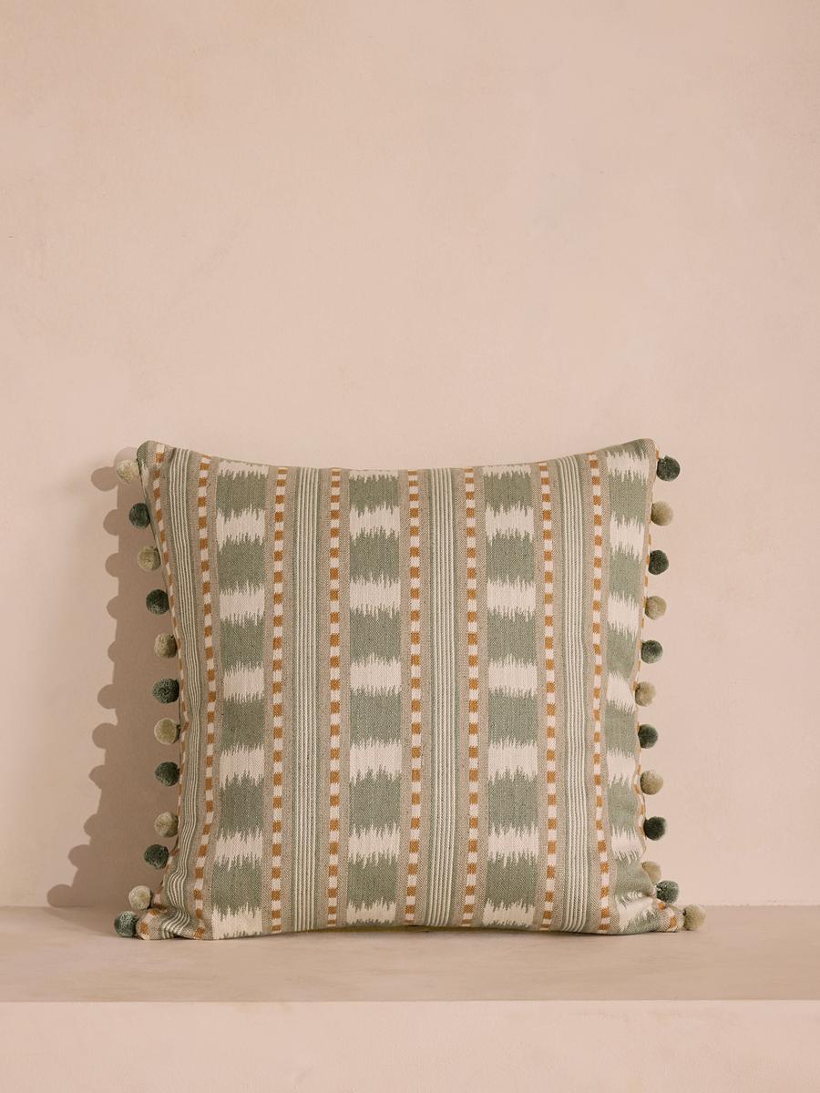 Lando Square Cushion, Sage