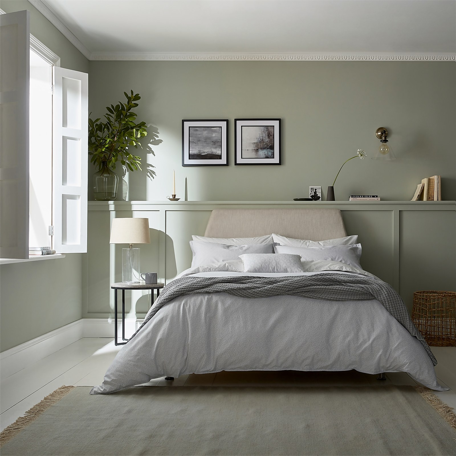 Silva Cover Set Double Cloud Grey