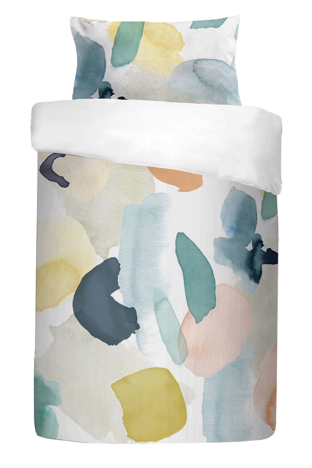 Appletree 'Solice' 100% Cotton Digital Print Duvet Cover Set 4