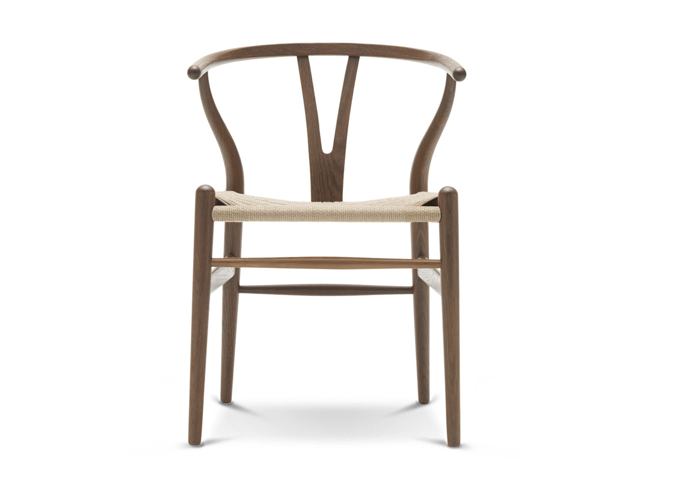 Carl Hansen & Søn Wishbone Chair CH24 Smoked Oak Natural Paper Cord Seat