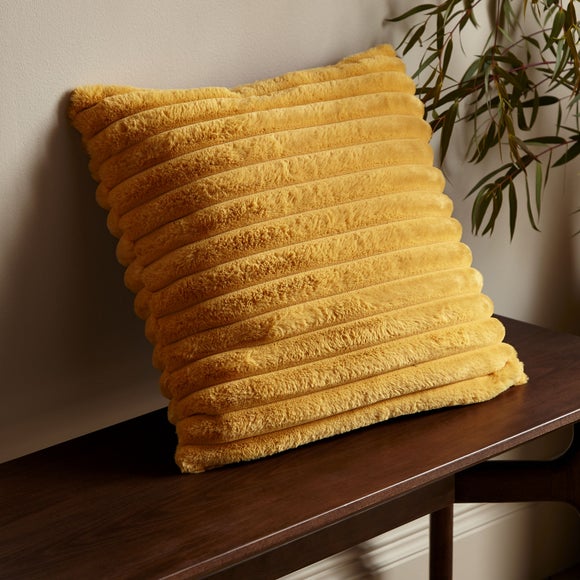 Catherine Lansfield Cosy Ribbed Square Cushion
