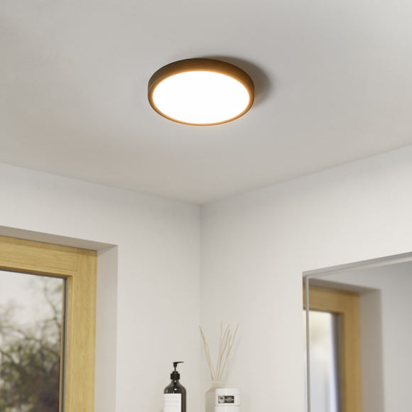 EGLO Fueva Colour Changing LED Flush Ceiling Light