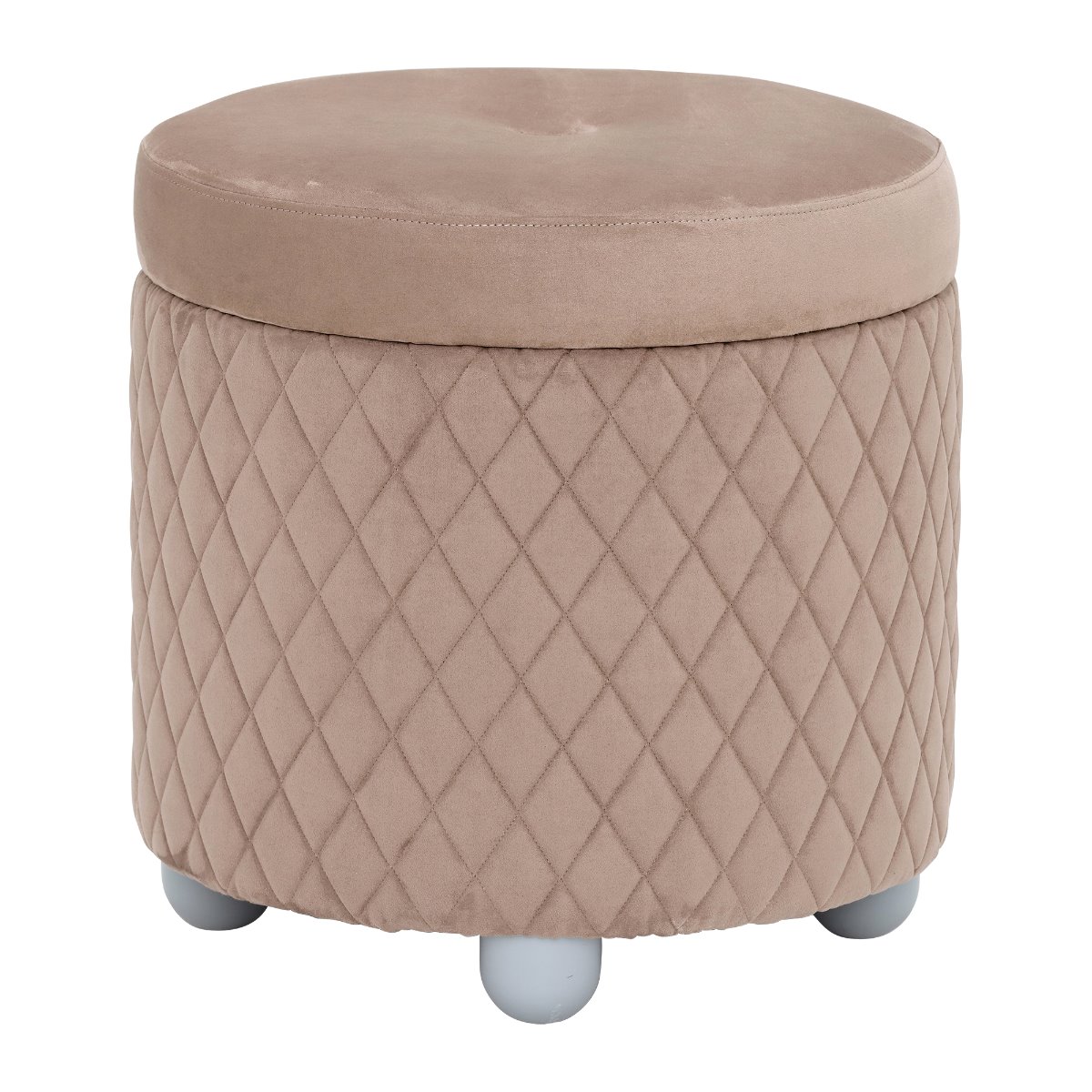 Lutyen Pouf Stool, Rombi Nabuk