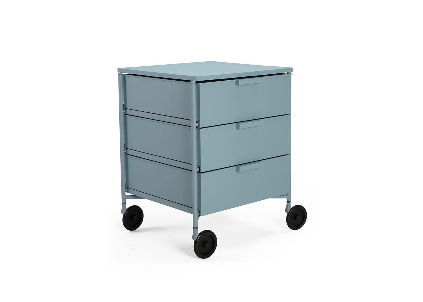 Kartell Mobil Matt 3 Drawers Storage System Pale Blue