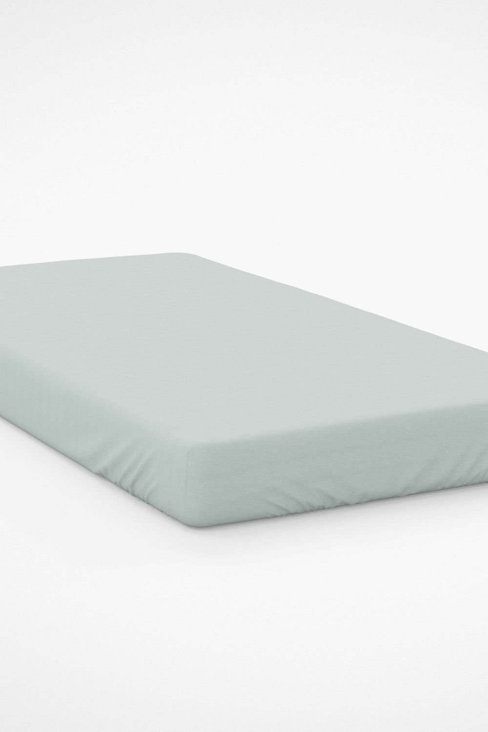 Belledorm Egyptian Cotton 200 Thread Count 30cm Fitted Sheet in Light Green