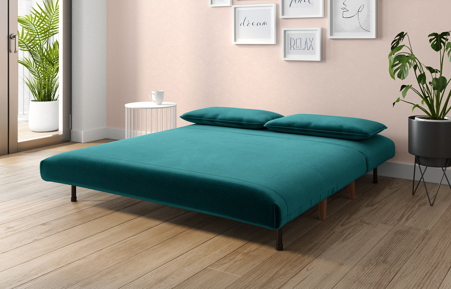 M&S Loft Logan Double Fold Out Sofa Bed