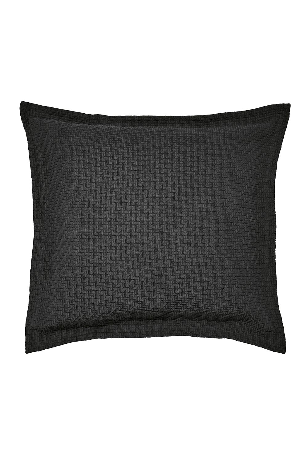 1951 'Andaz' Cotton Pillow Sham in Charcoal