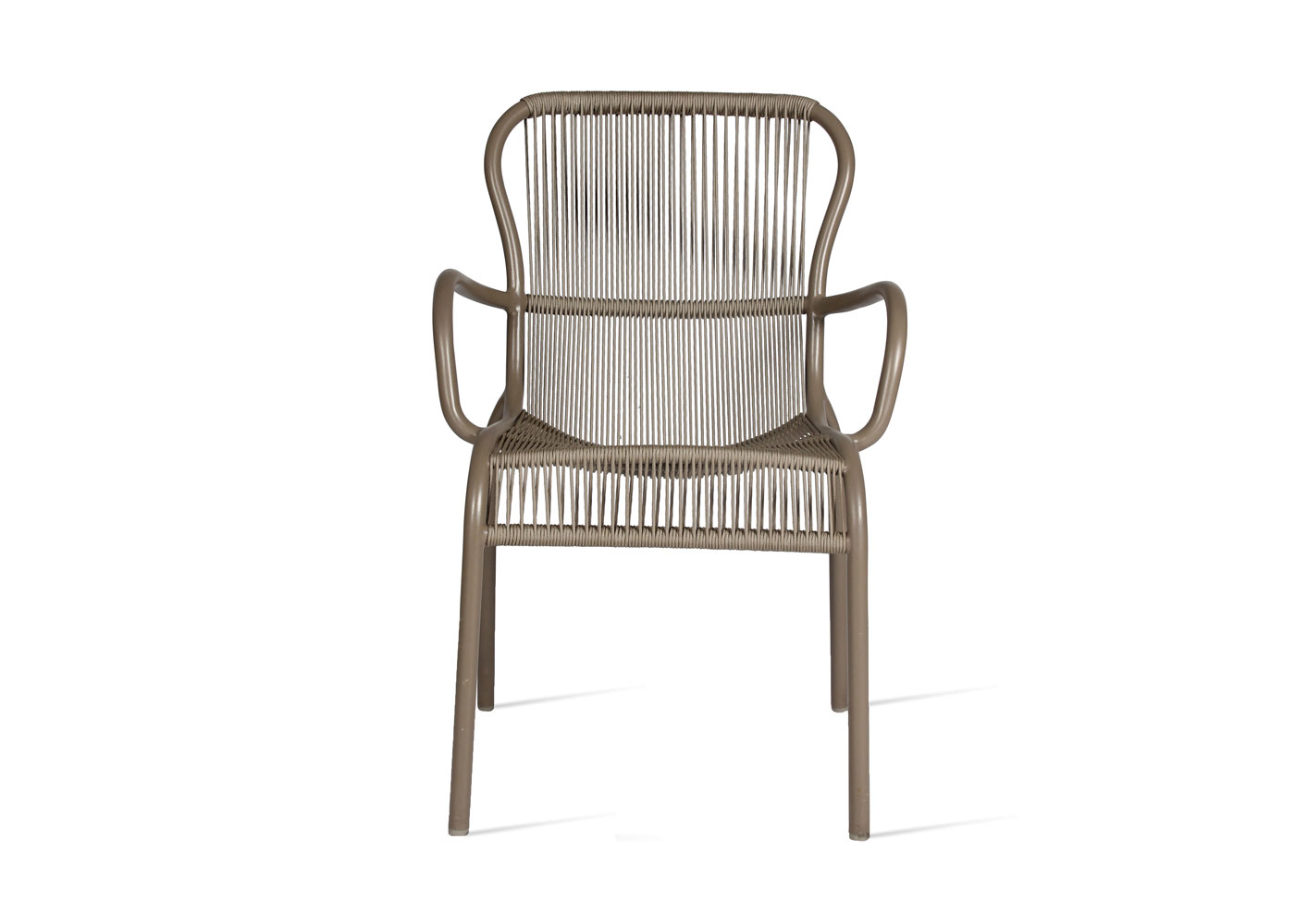 Vincent Sheppard Loop Outdoor Dining Chair Rope Taupe