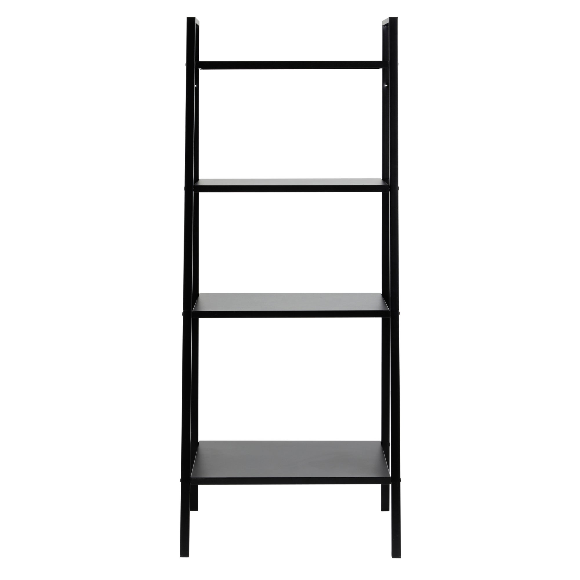 Ladder Shelving Unit Black