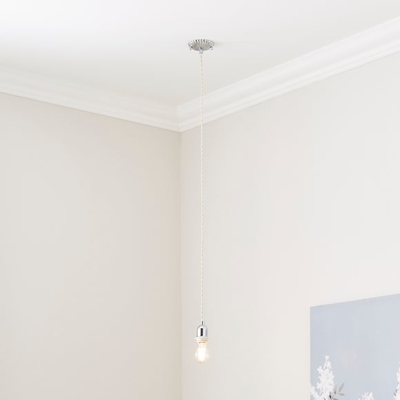 Scalloped Adjustable Flex Ceiling Light Cable