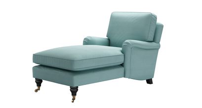 Bluebell Chaise Armchair in Eucalyptus Smart Cotton - sofa.com