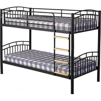 Ventura 3' Metal Bunk Bed in Black