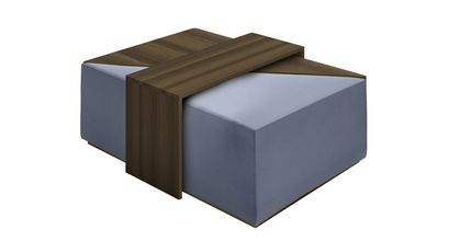 Astaire Modular Coffee Table Set Footstool in Sapphire Smart Velvet - sofa.com