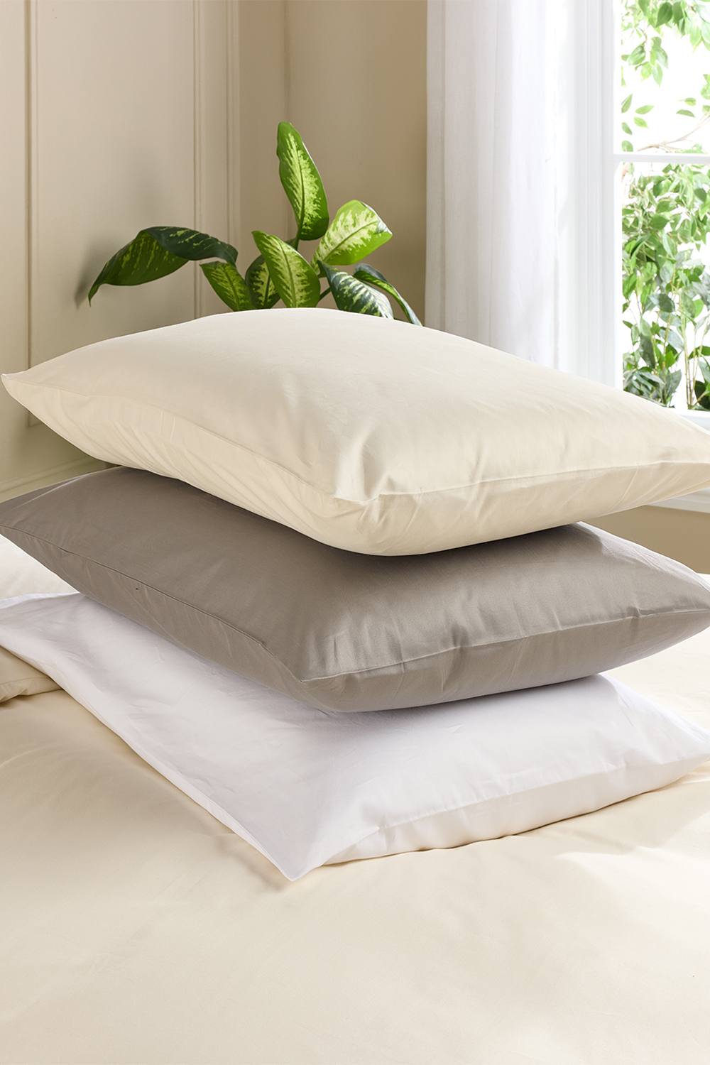 Hotel Pure Luxury 4 Star Classic Pillowcase - Pair in White
