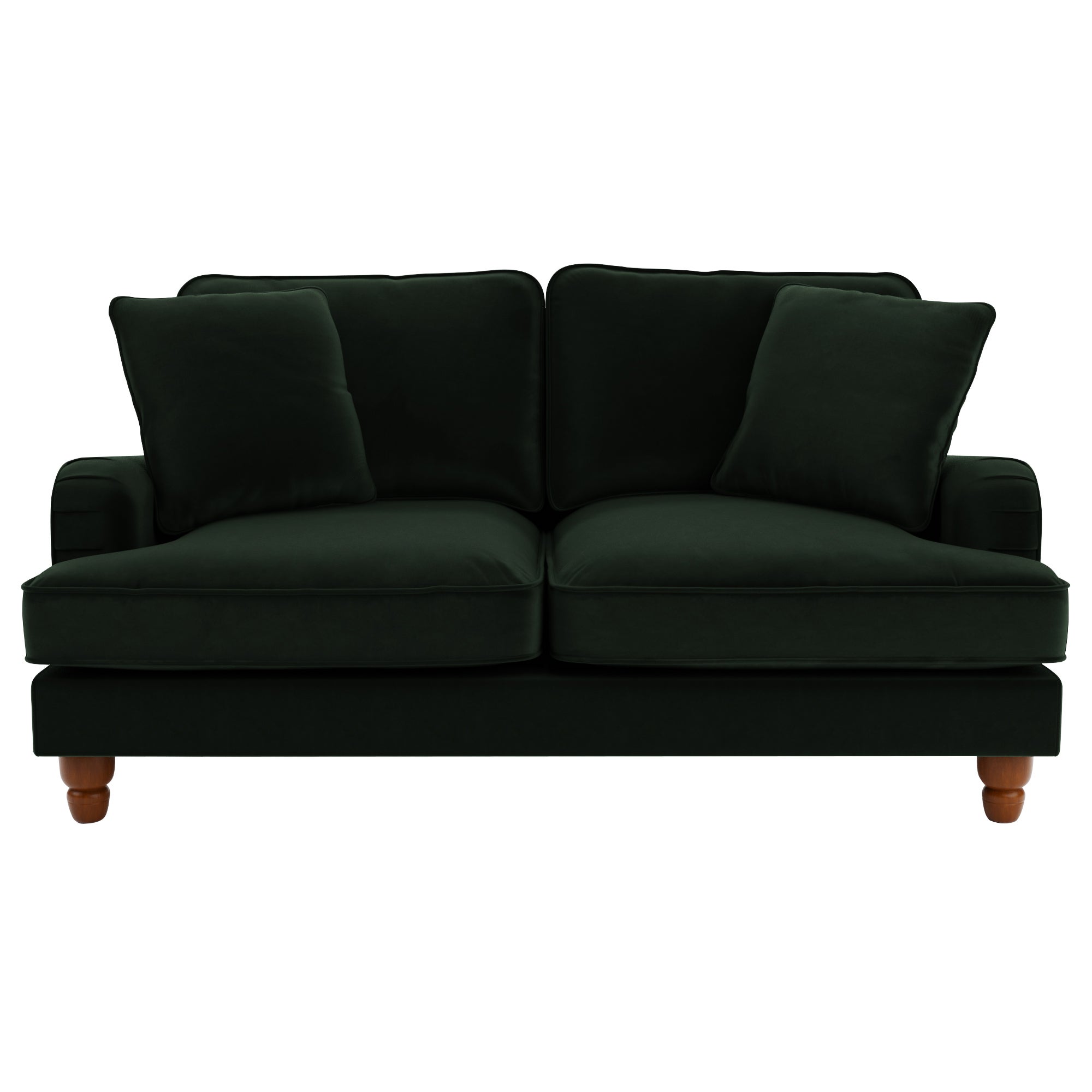 Beatrice Velvet 2 Seater Sofa Green