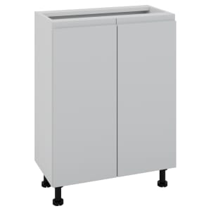 Wickes Lakemoor Dove Grey Slimline Depth Base Unit - 600mm