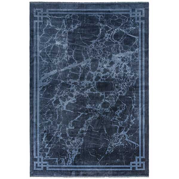 Zadana Rug  Blue with border