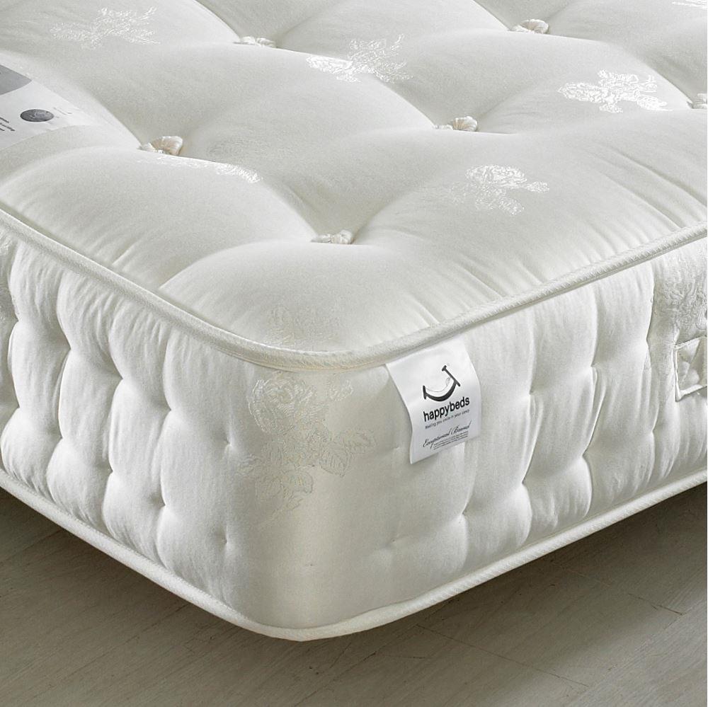 Signature Silver 1400 Pocket Sprung Orthopaedic Natural Fillings Mattress - 4ft Small Double (120 x 190 cm)