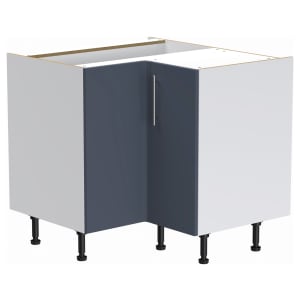 Wickes Orlando Marine Blue Corner Base Unit - 925mm