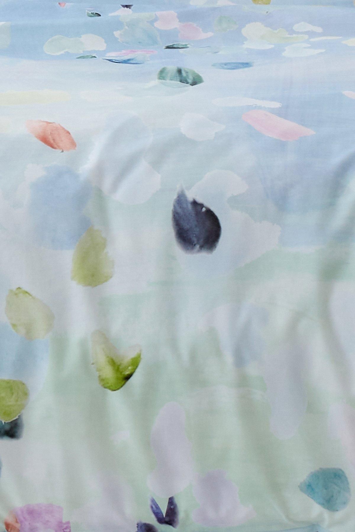 Appletree 'Alfresco' 100% Cotton Duvet Cover Set in Duck Egg Blue 4