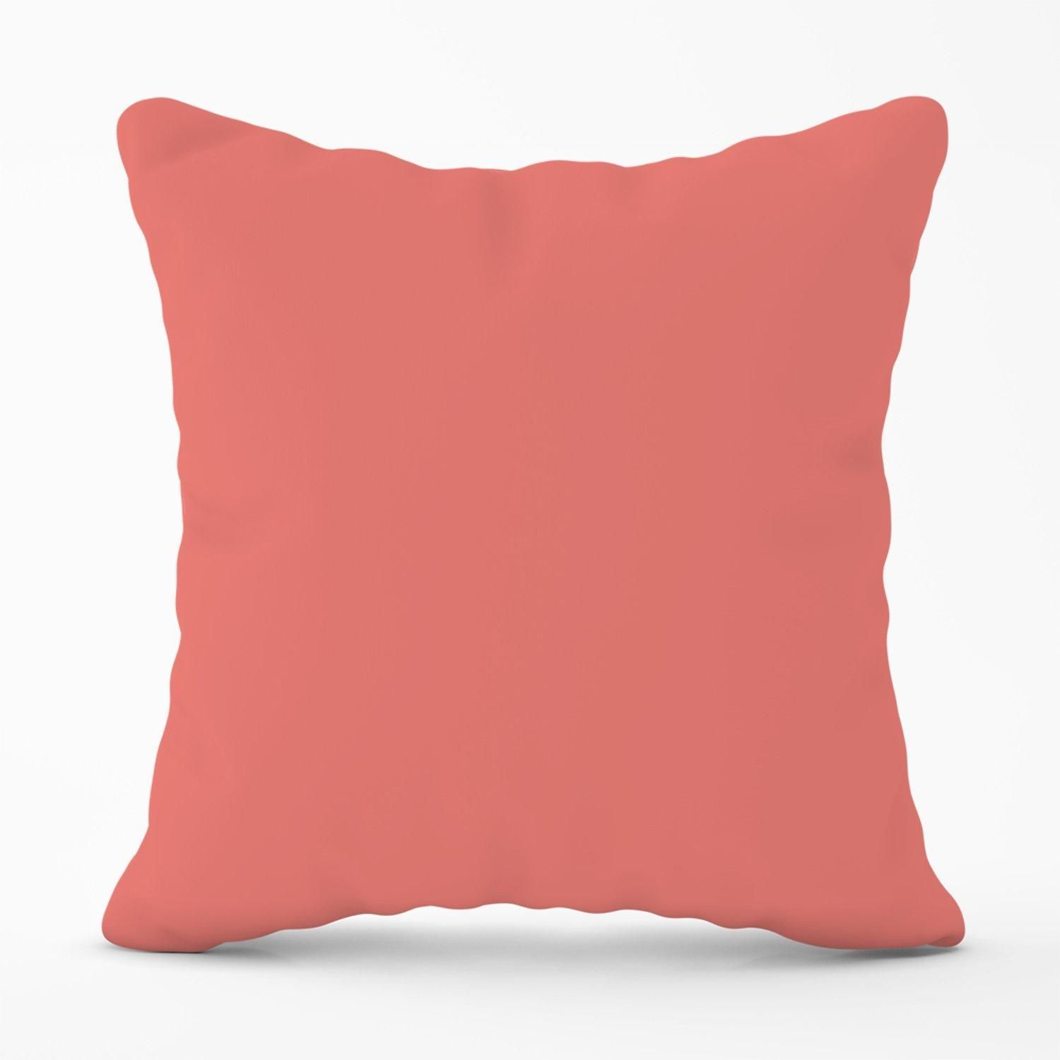Warren Reed - Designer Coral Pink Outdoor Cushion