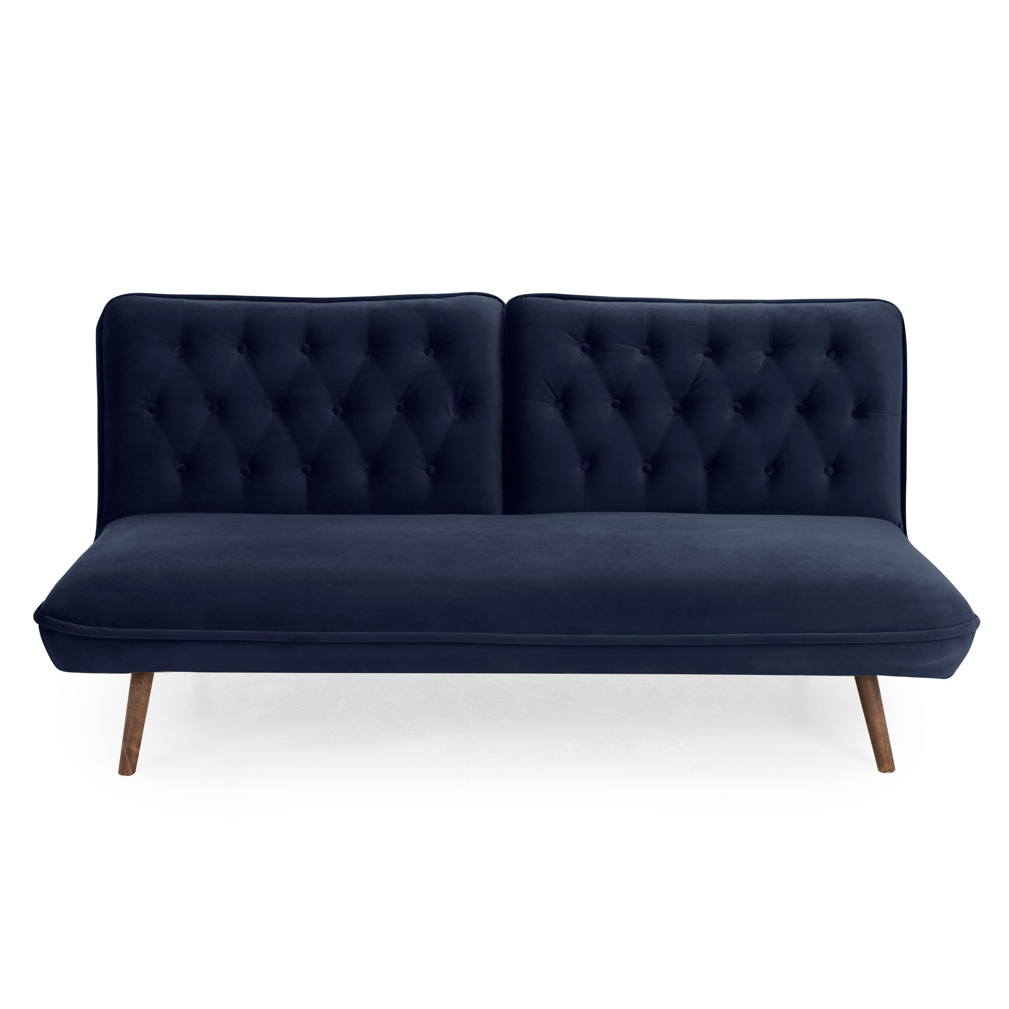 Elodie Velvet Sofa Bed Blue