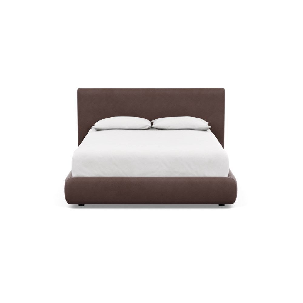 Heal's Alba Storage Bed Double Marylebone Velvet Mocha