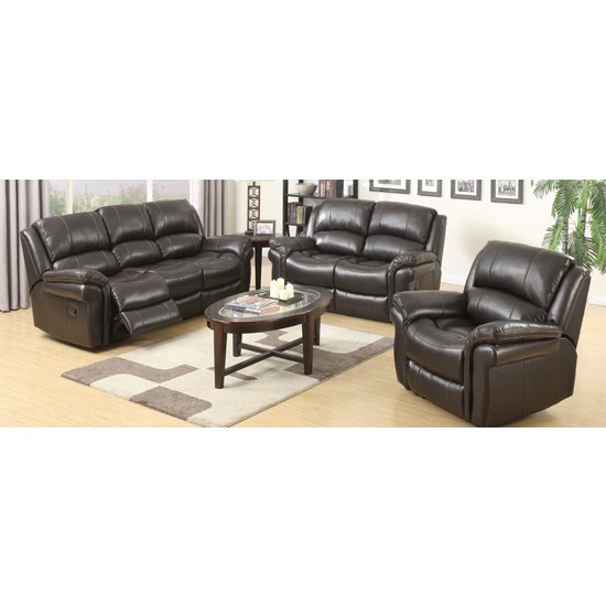 Lerna Leather 3 Seater Sofa And 2 Seater Sofa Suite In Brown