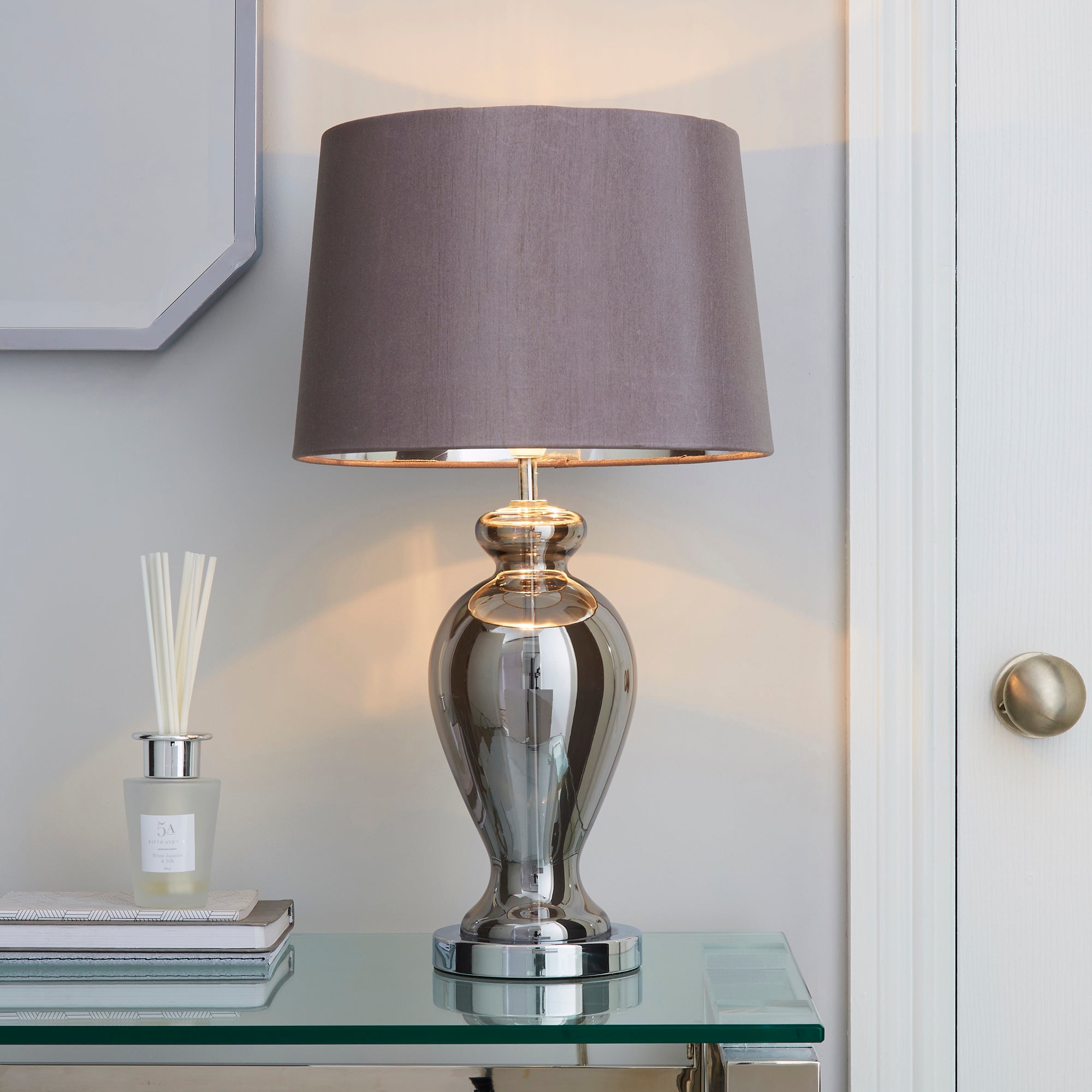 Sinton Urn Chrome Table Lamp Chrome